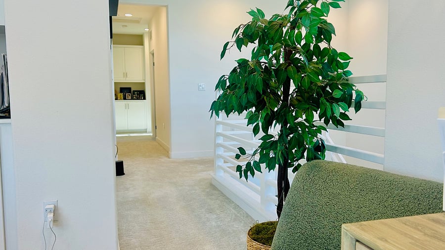 Upstairs walkway