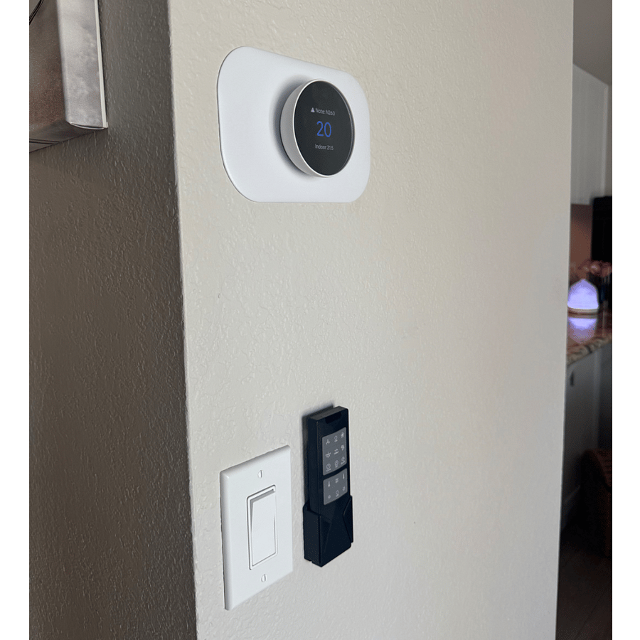 We love technology in this house so our thermostat needed an upgrade as well