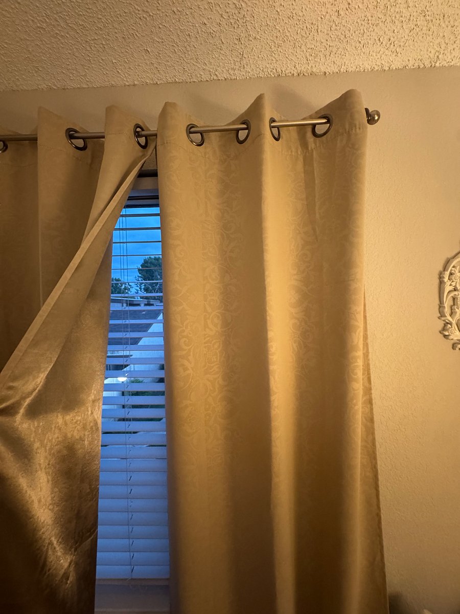 Black out curtains for better sleep and darkness helps your brain produce melatonin
