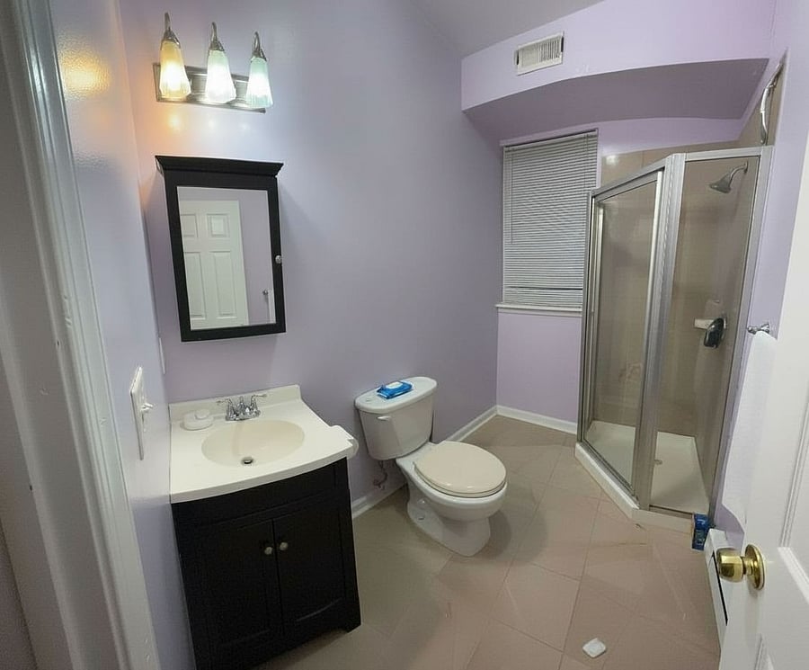 Bedroom 1 Bath w/ Corner Shower