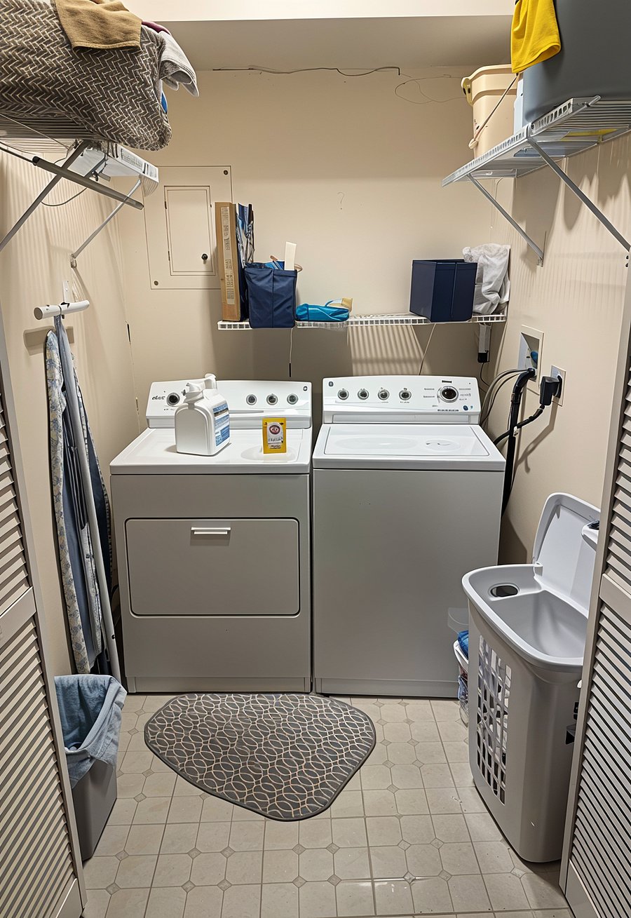 2nd Floor Laundry equipped with iron/ironing board