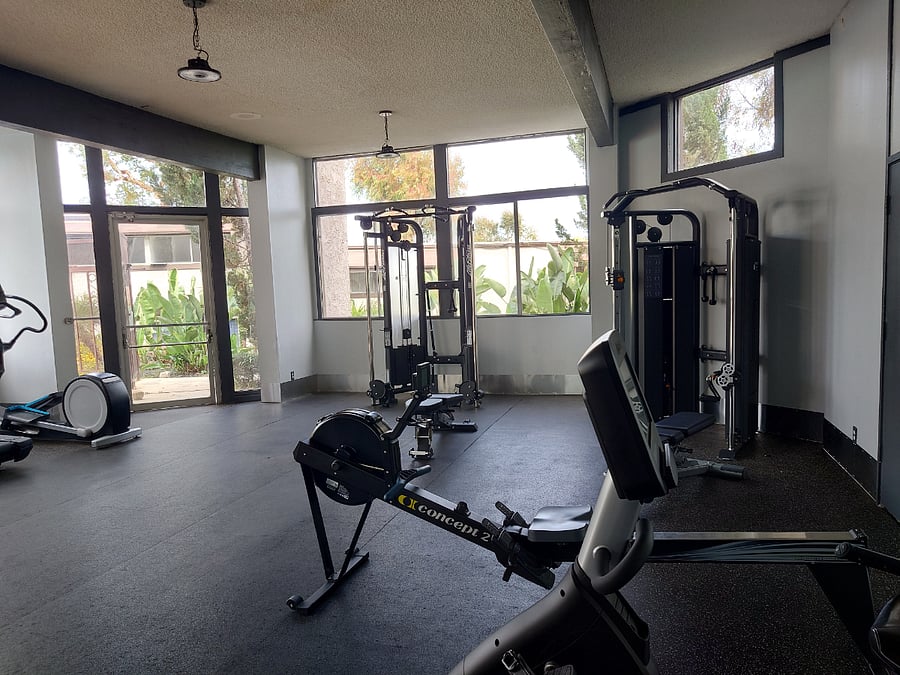 Workout room near the unit and pool 2.