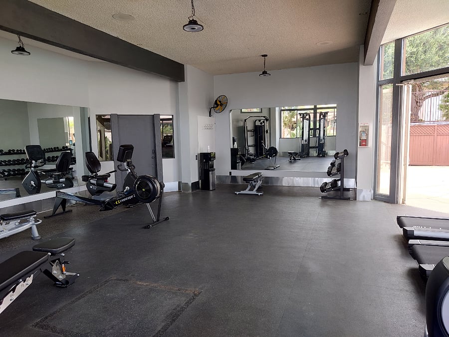 Workout room near the unit and pool 2.