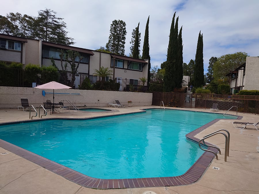 Pool 2, near the unit.