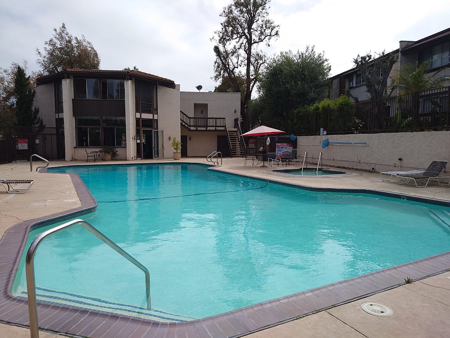 Pool 2, near the unit.