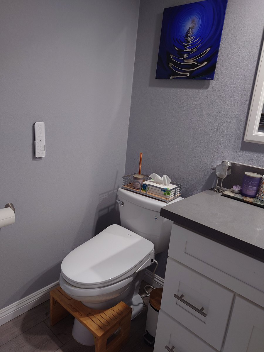Downstairs half bath.