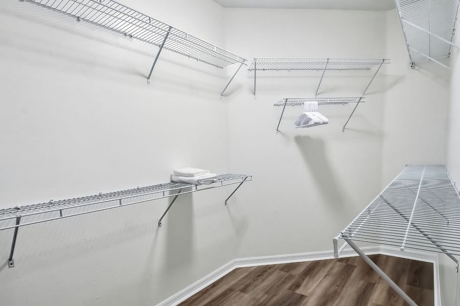 Primary walk-in closet