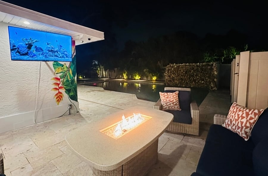 Perfect spot to relax, entertain or watch a movie