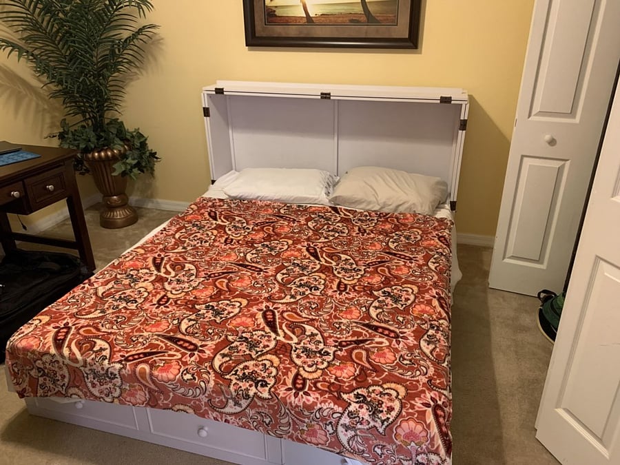 Murphy bed in 3rd guest bedroom