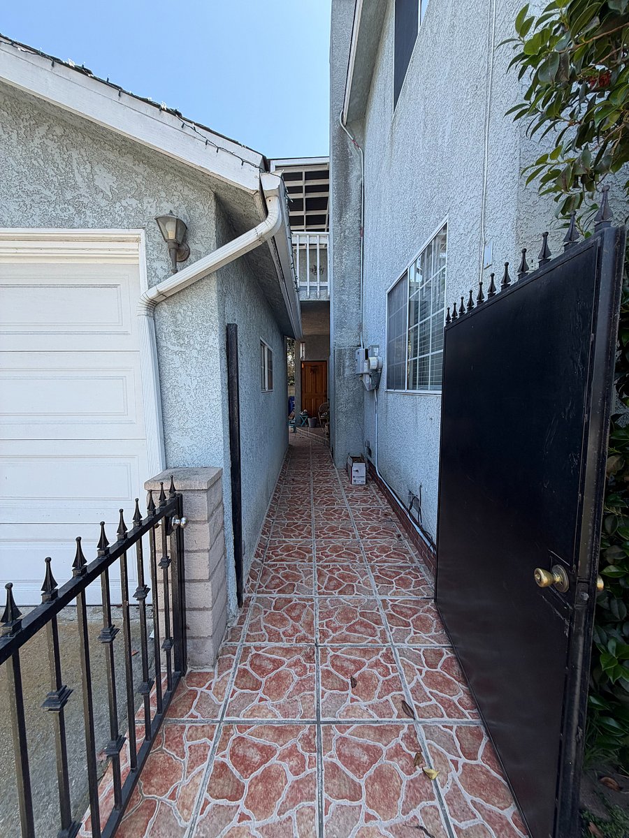 Inside back gate