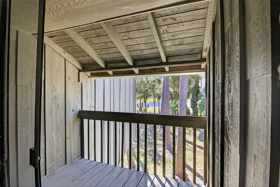 Balcony off of primary suite