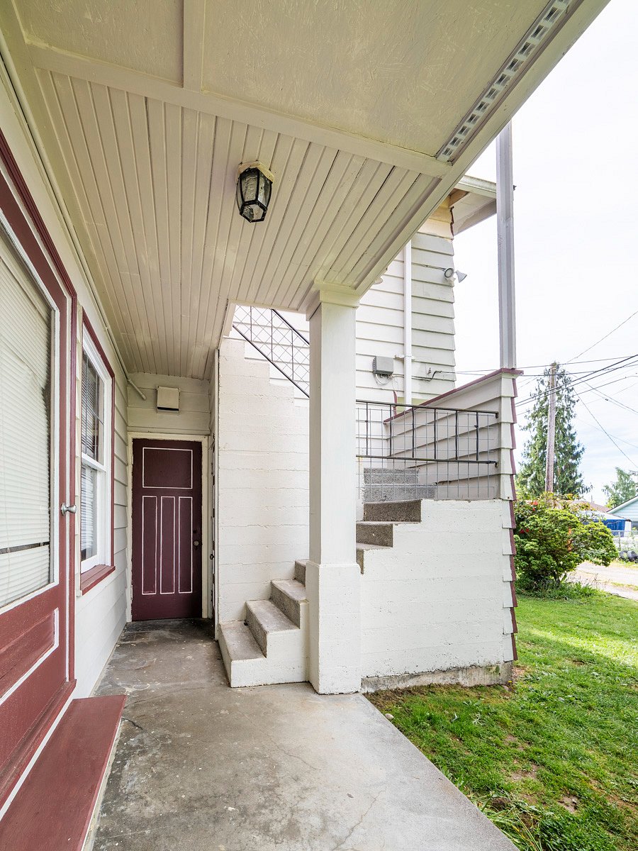 Stairs to private entrance