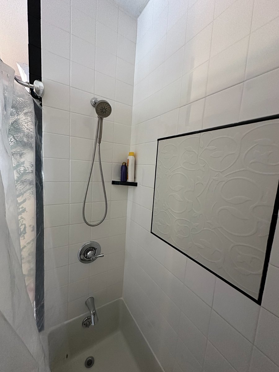 Interior of shower / bath