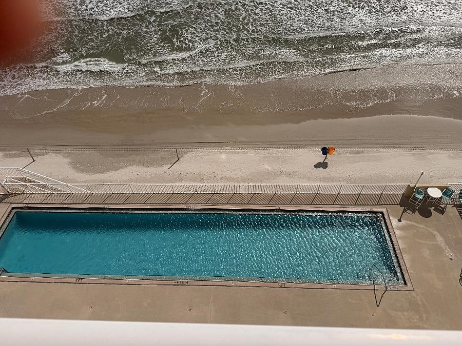 view from patio (7th floor unit) 