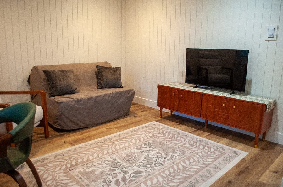Bedroom and Office Space with Full Size Closet