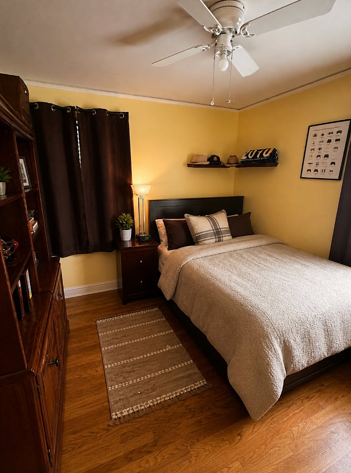 Bedroom Two Full Second bedroom: Full pillowtop mattress, perfect for a partner, colleague, or family visiting for the weekend.
