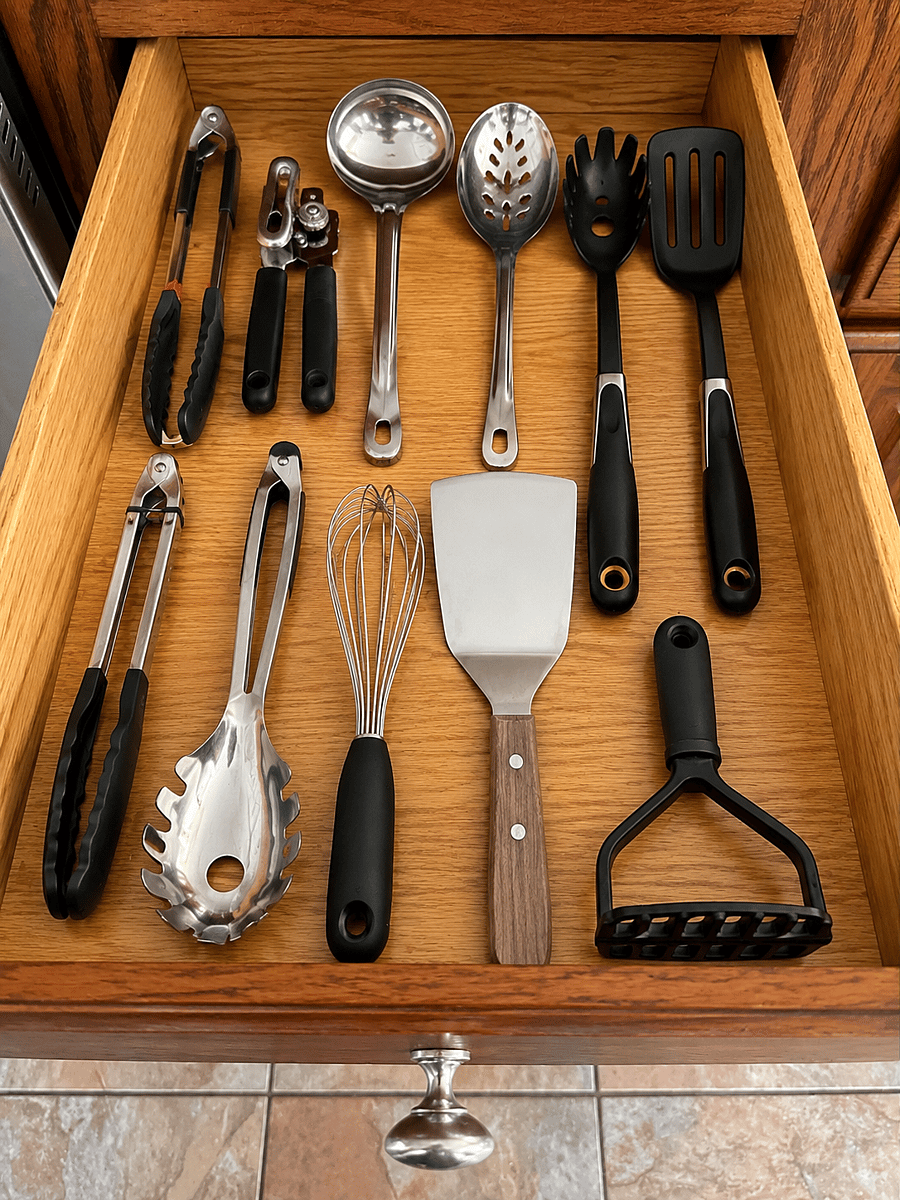 Kitchen Cooking utensil drawer