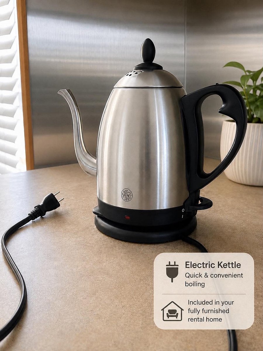 Electric tea kettle (we love tea)