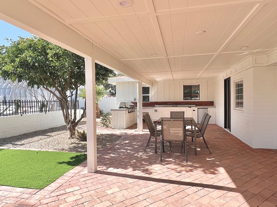 Backyard Patio Area
