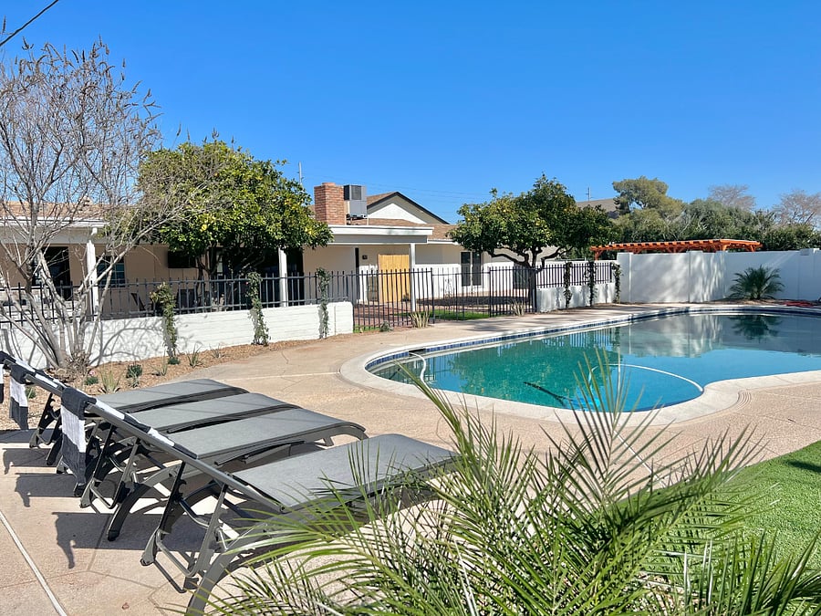 Fenced Pool Area