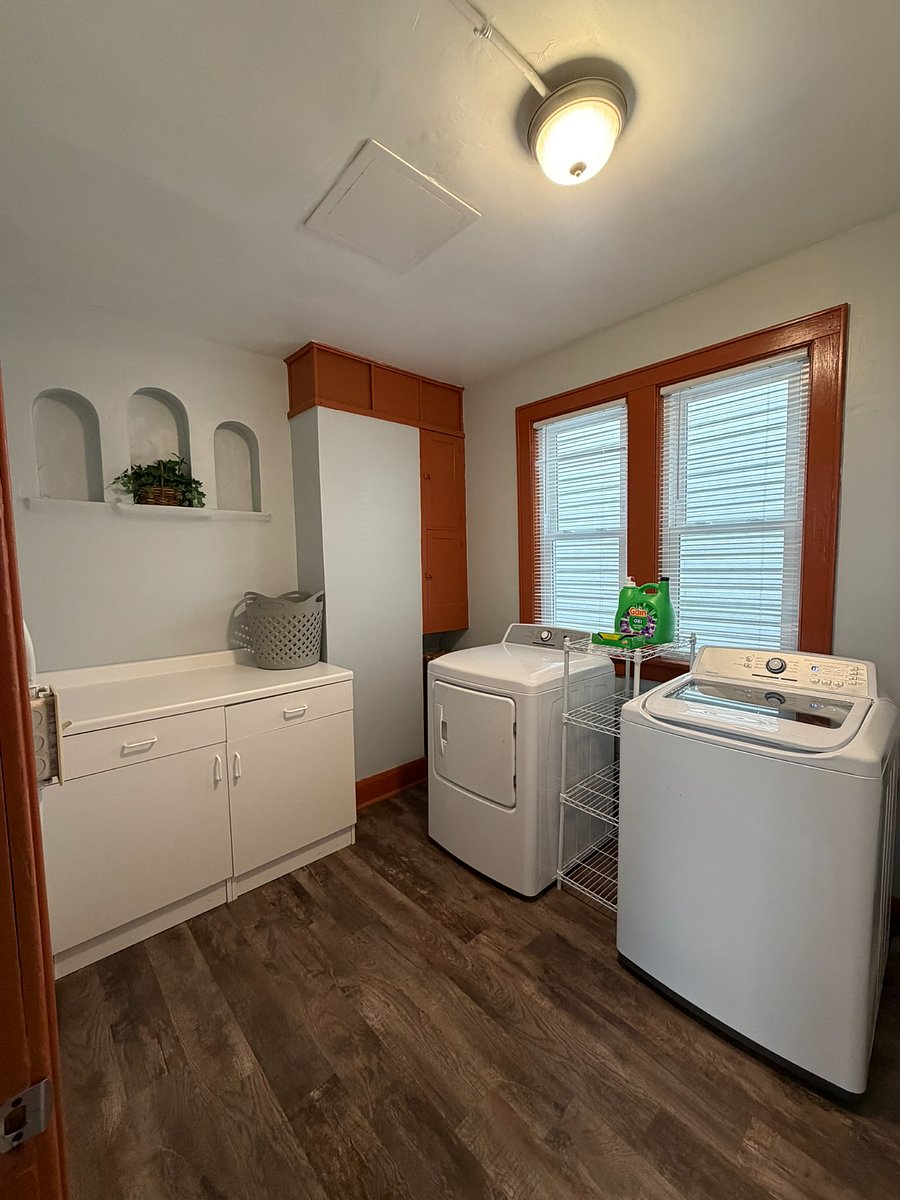 Main floor laundry.