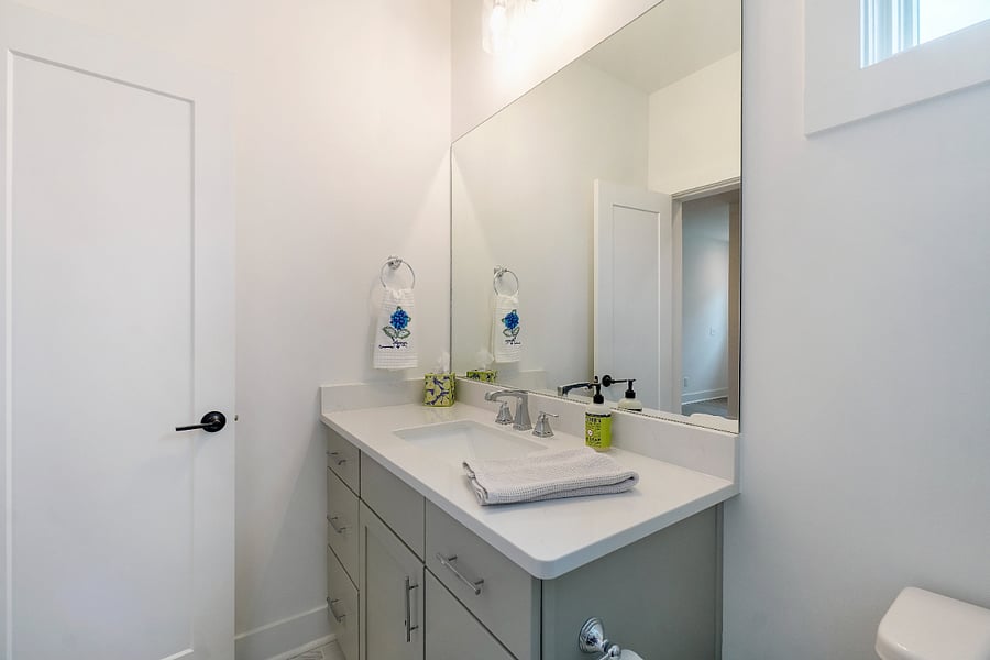 Private bathroom upstairs