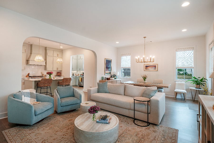 Living room and kitchen - shared