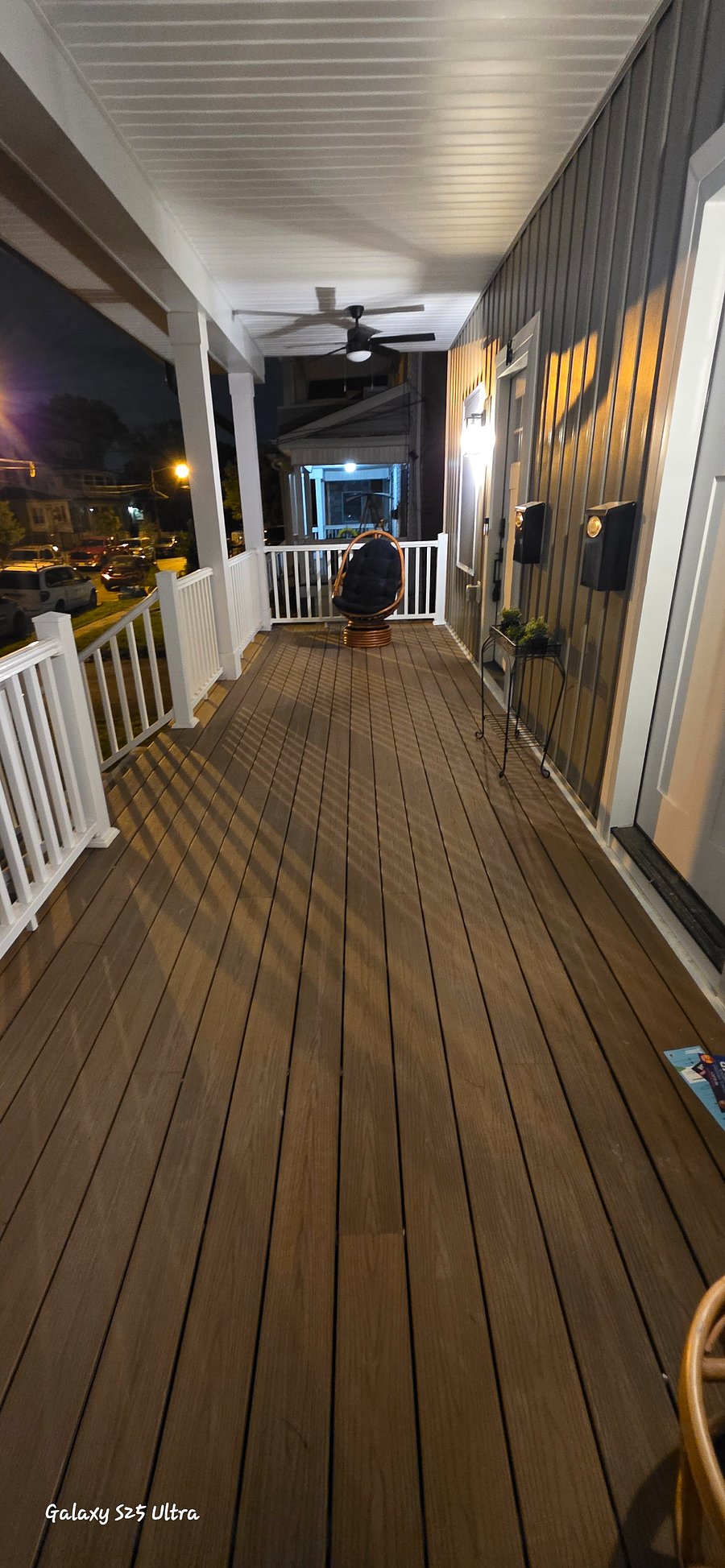comfortable front porch to relax on