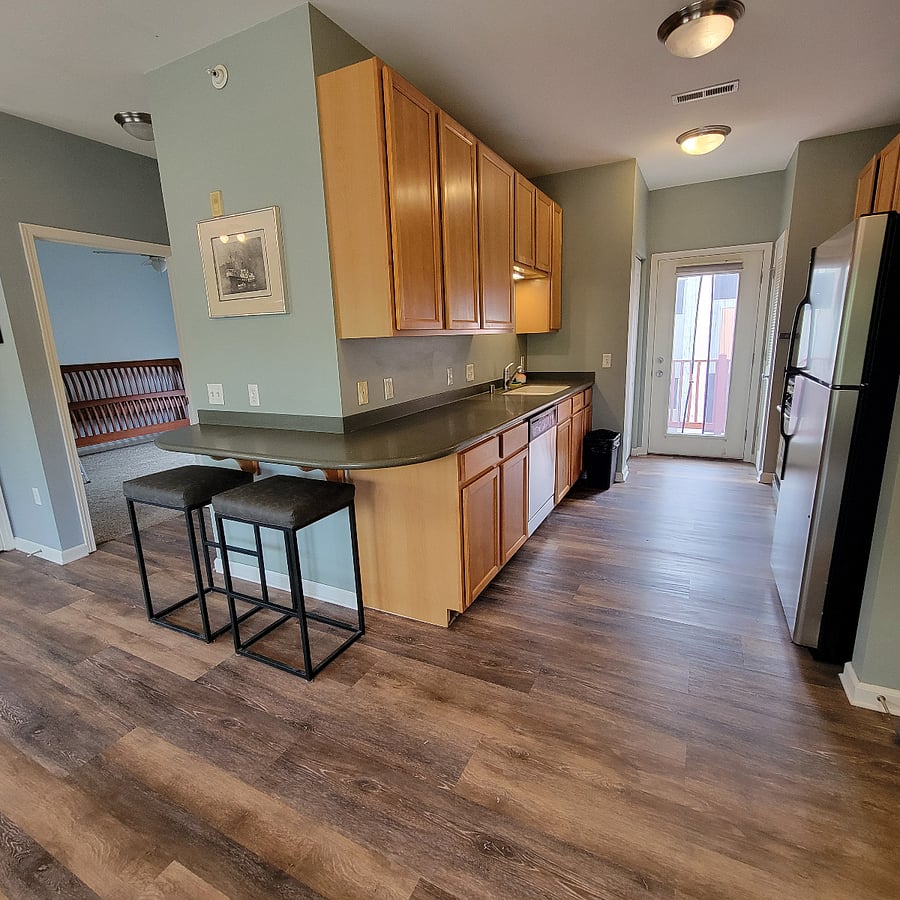deck off kitchen