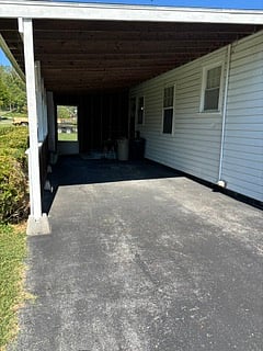 Carport area