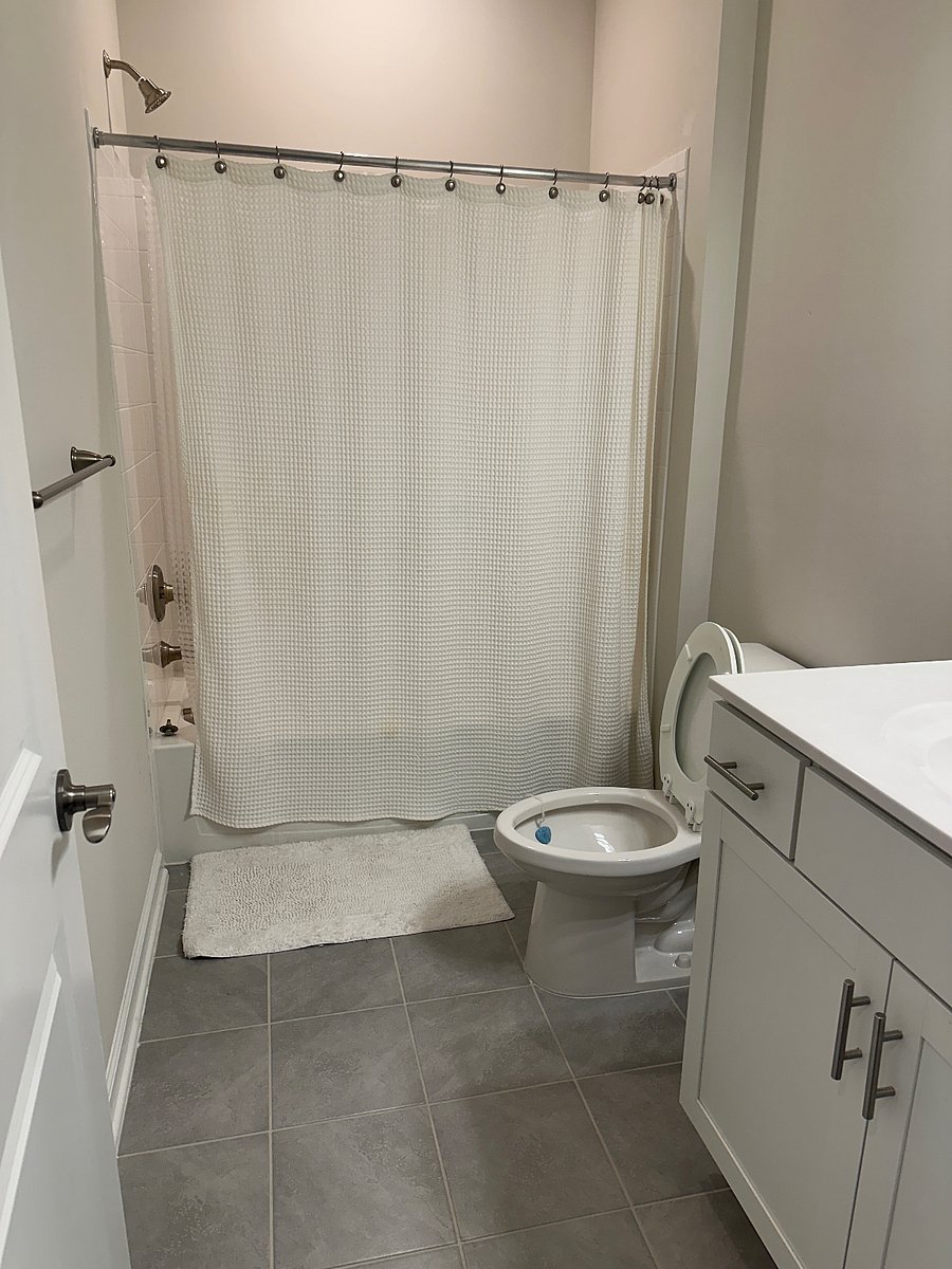 Clean and modern private bathroom