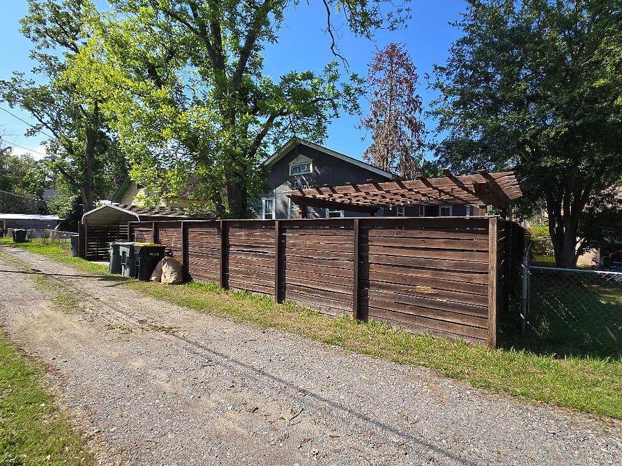 Carport access via rear alley