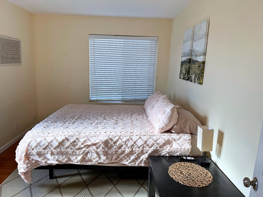 Bedroom 2 with a Queen-sized fully adjustable bed