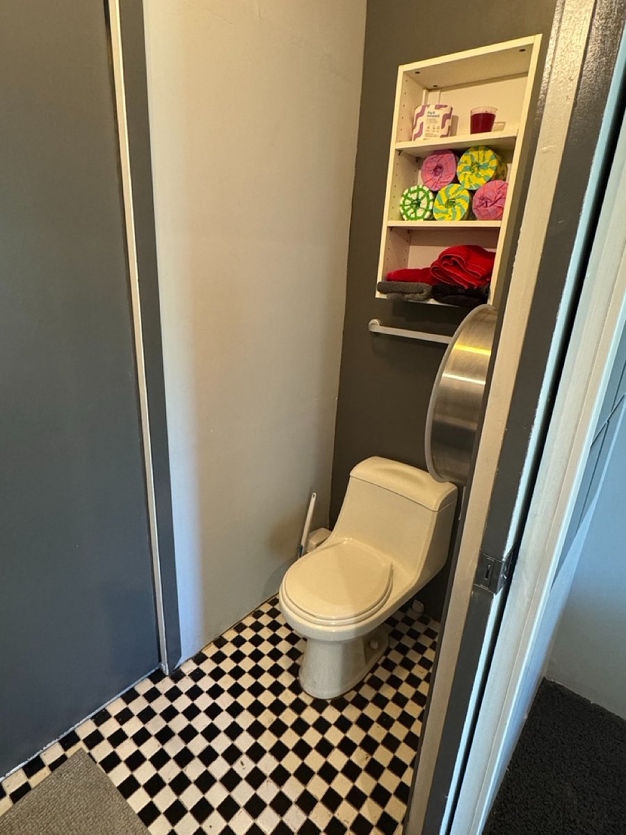 Private half bath, attached to your bedroom