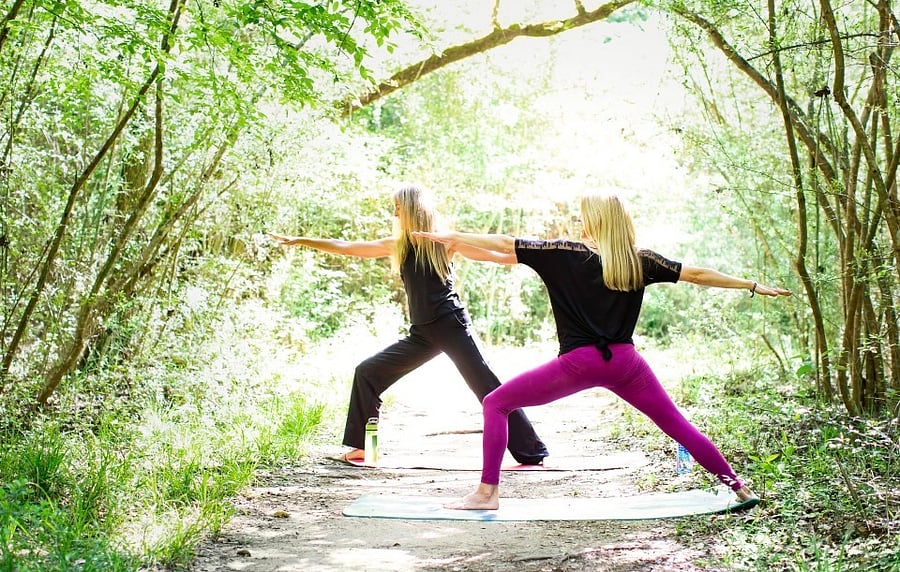 Outdoor recreations can be found all throughout the woodlands.