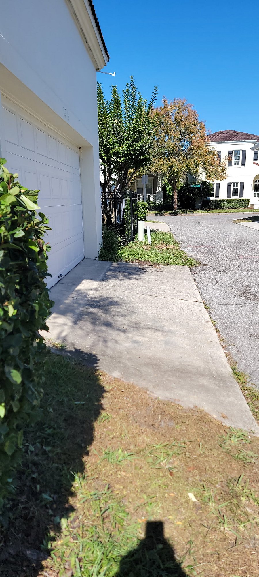Oversized 2 car garage has room for storage and a 2nd fridge, for your convenience