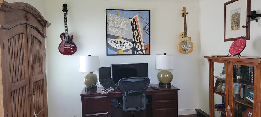First floor den, with Ethan Allen desk for your use