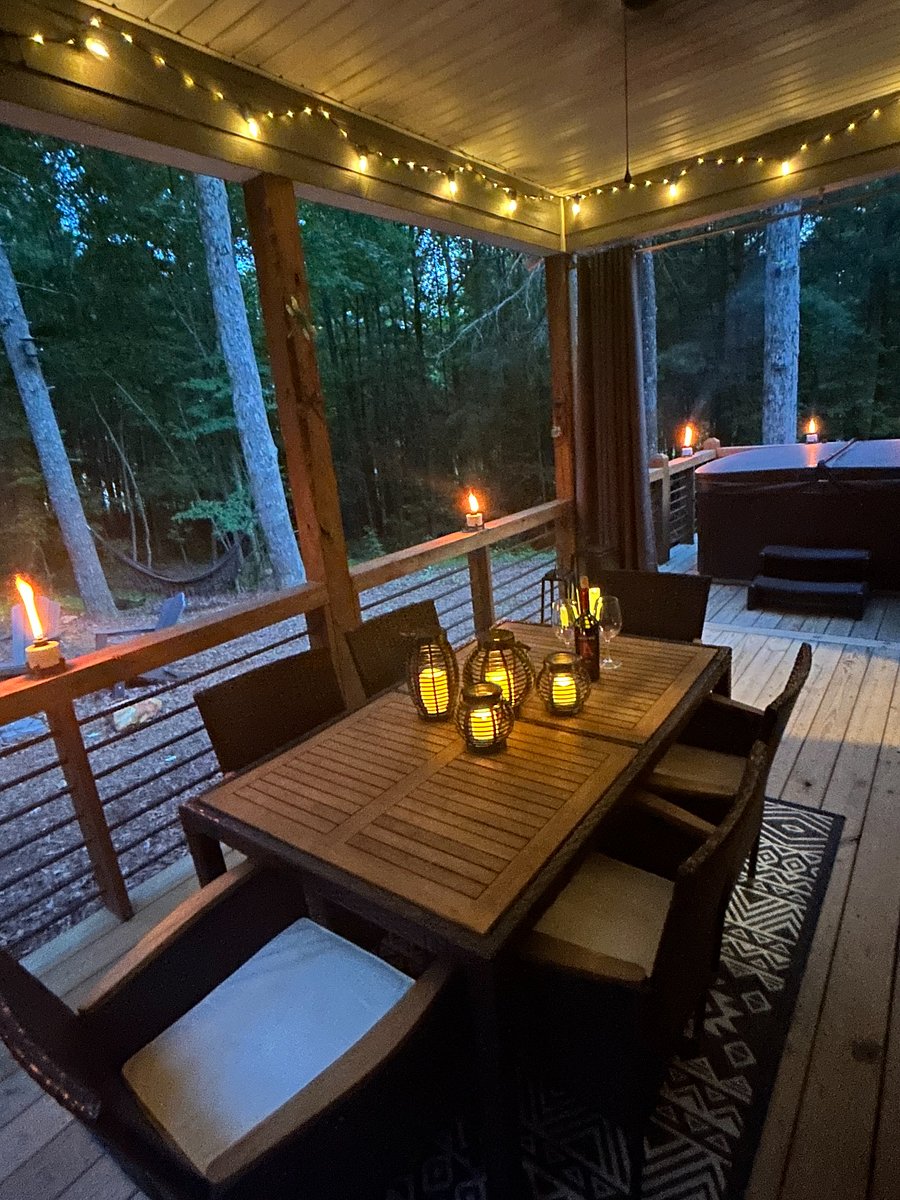 Covered back porch