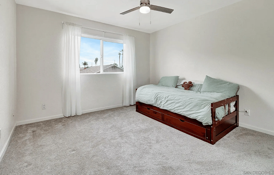 This second bedroom is flexible and can be set up as either an office, or bedroom. I will accommodate your preference!