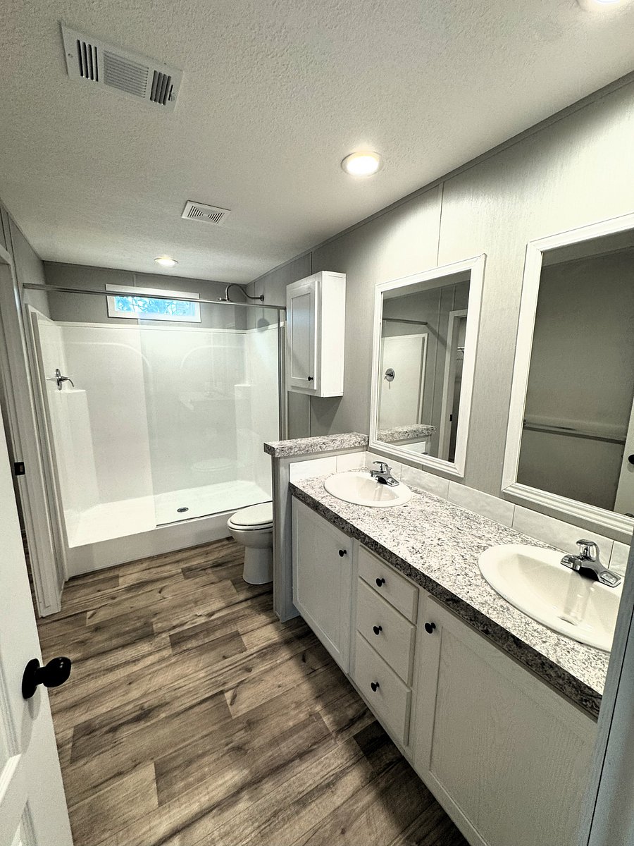 Master Bath with double vanities and large walk-in shower