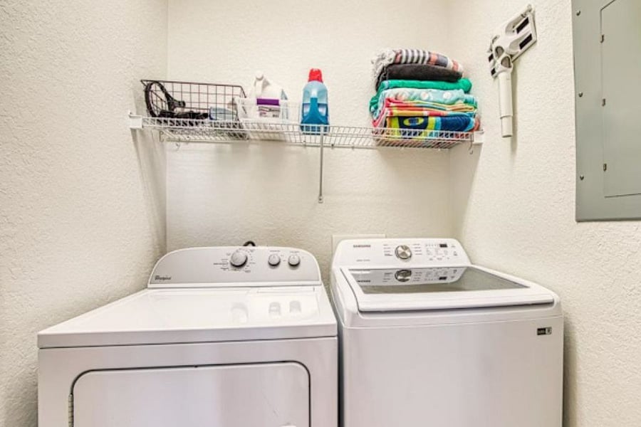 In unit laundry room