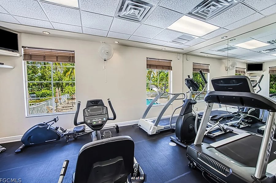 Clubhouse with fitness area