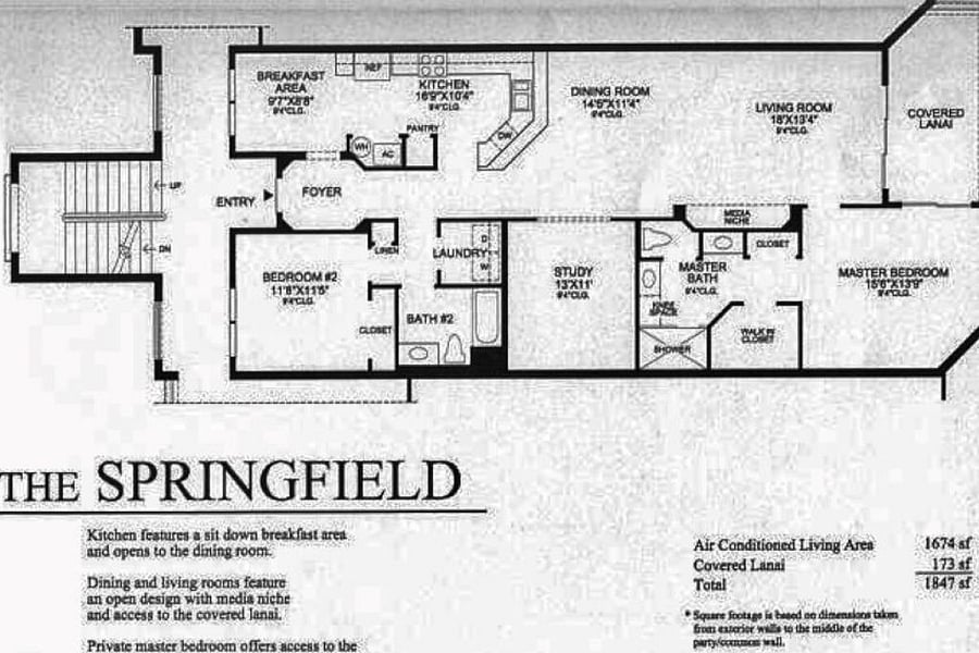Overview of the floor plan