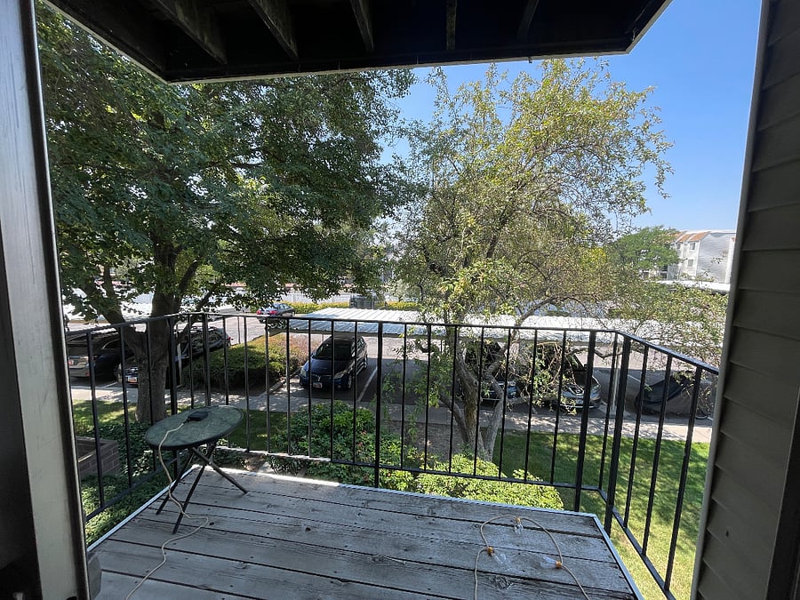 Private and shaded porch