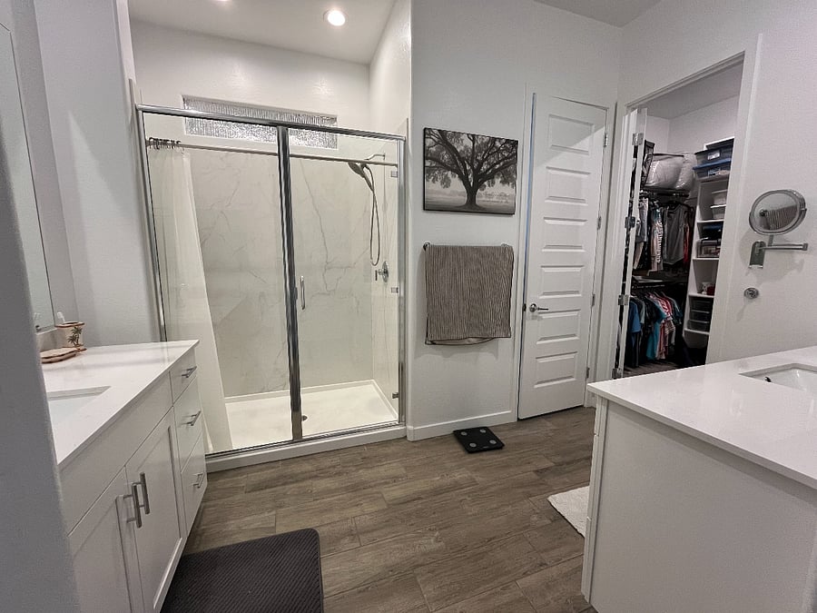 Master Bath, Closet & WC
