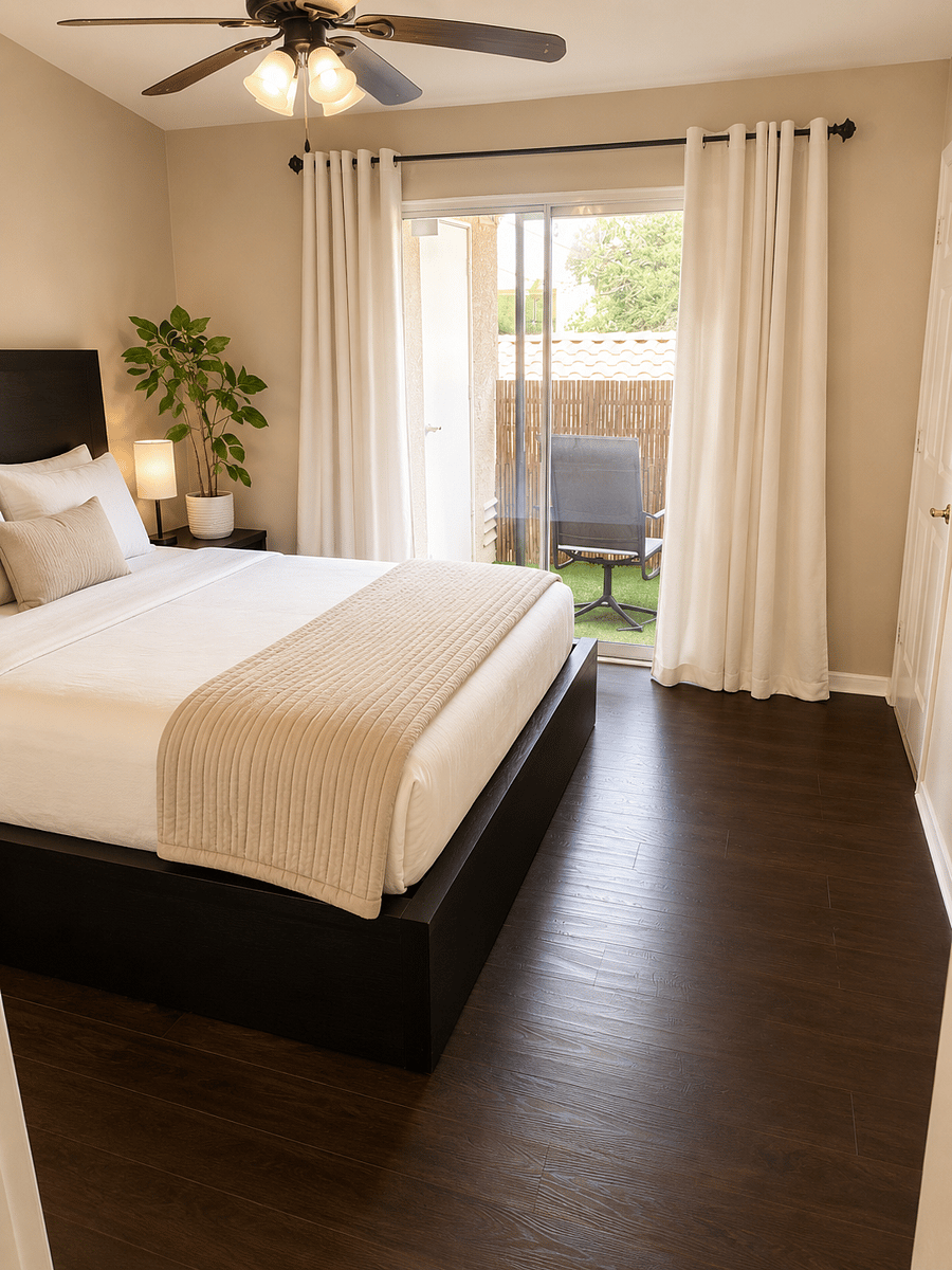 Private Balcony Access from Bedroom