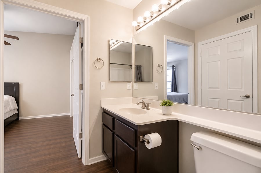 Bedroom with Semi-Private Bathroom Access