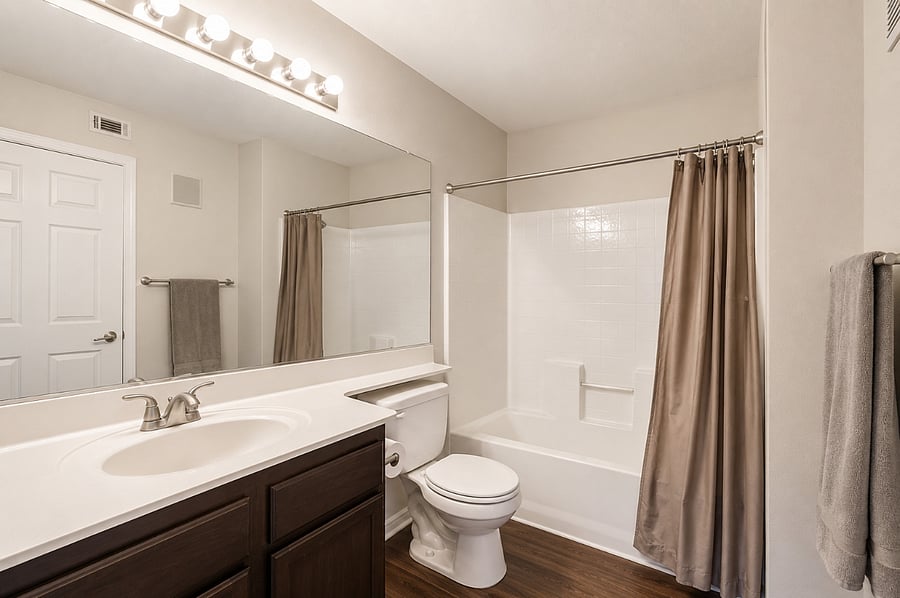 Second Bathroom with Tub & Shower