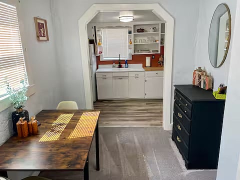 Dining Table and Hall Way