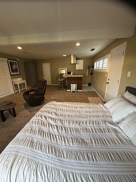 overlooking inside
